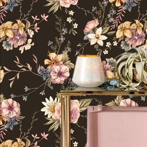 🆕Floral peel & Stick Wallpaper 5 sheets